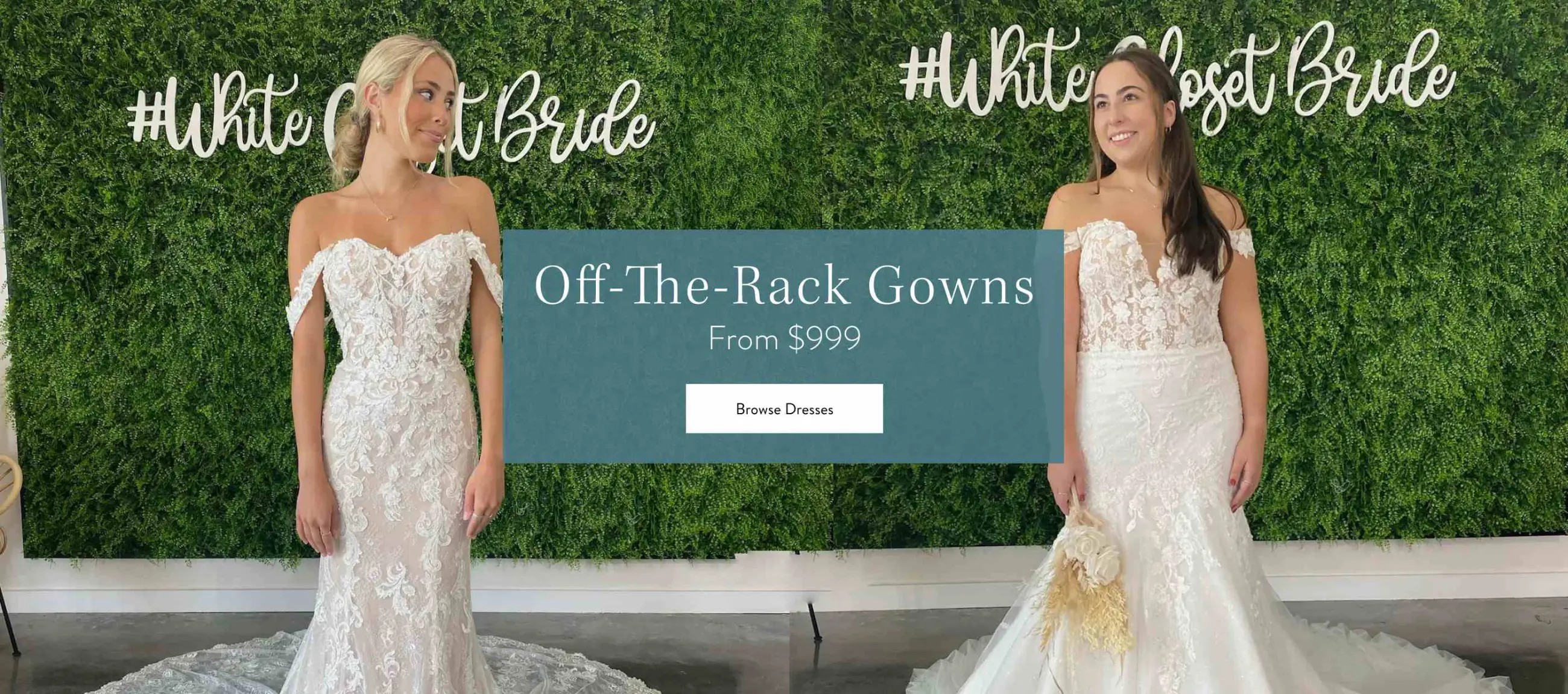 Off the rack gowns